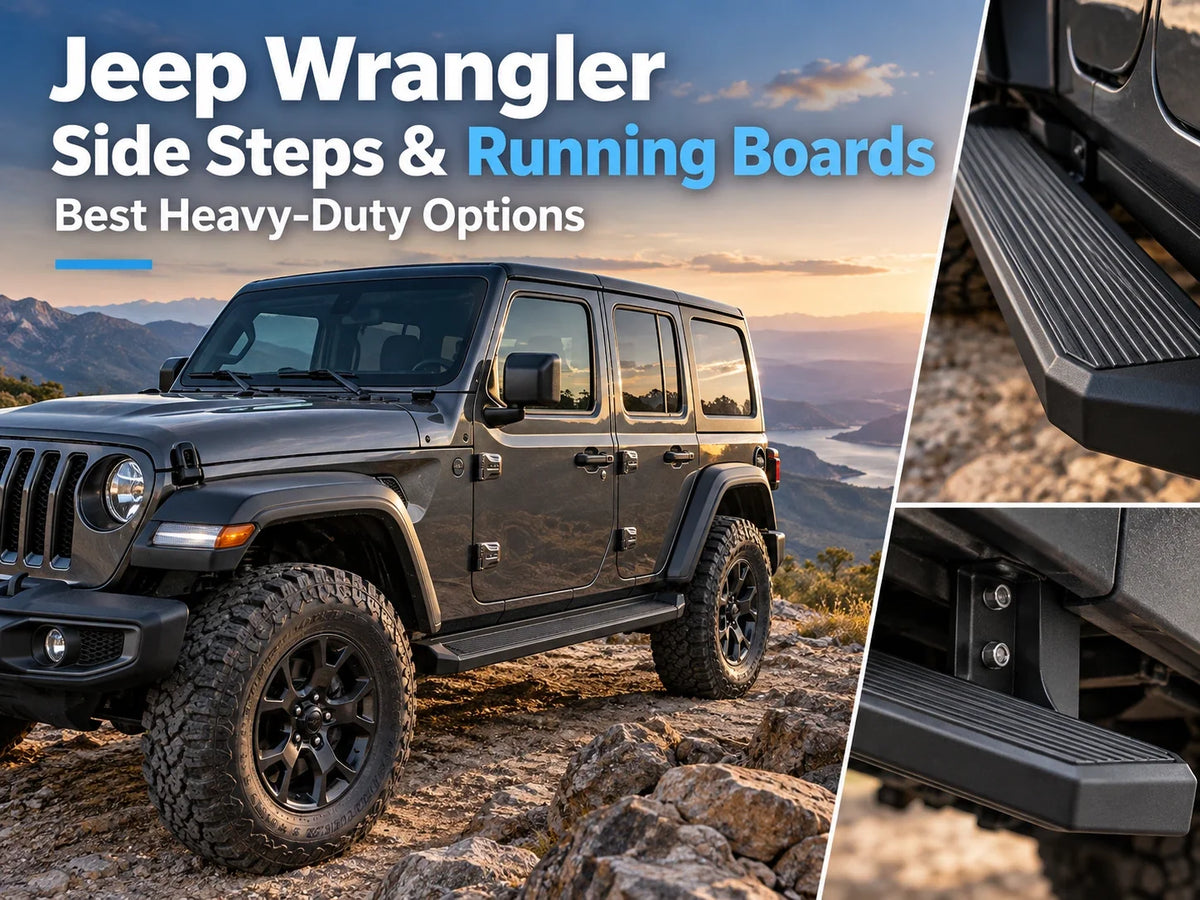 Jeep Wrangler Side Steps & Running Boards: Best Heavy-Duty Options