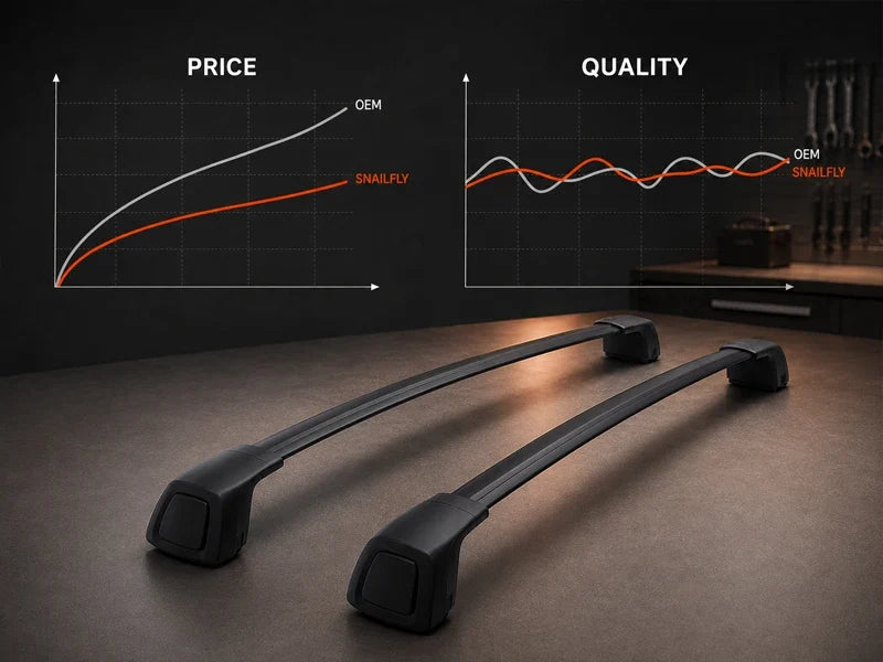 OEM Crossbars vs. Snailfly Crossbars: Price, Fit and Installation