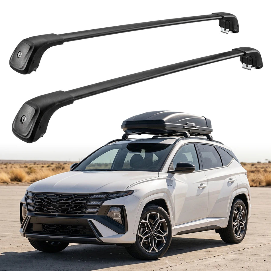SNAILFLY 330 lbs Roof Rack Cross Bars fit for 2022-2025 Hyundai Tucson with Flush Side Rails