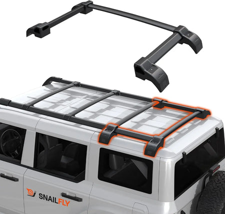 SNAILFLY Roof Rack Extensions fit for 2021-2026 Ford Bronco 4 Door with OE Roof Rack Cross Bars Crossbars -1