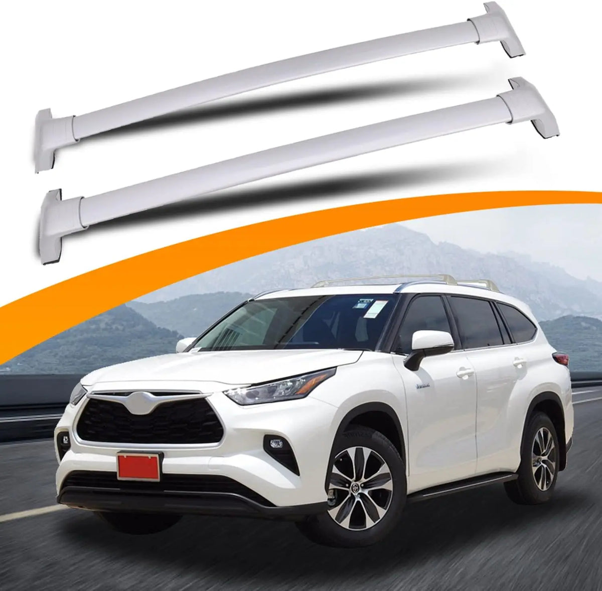 SNAILFLY Roof Rack Crossbars fit for 2020-2026 Toyota Highlander XLE XSE Limited Platinum with Flush Side Rails -1