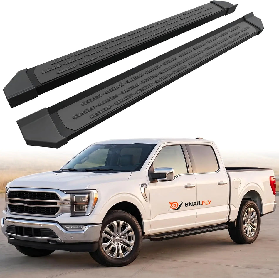 SNAILFLY Aluminum Running Boards Side Steps Fit for 2015-2026 Ford F-150 SuperCrew