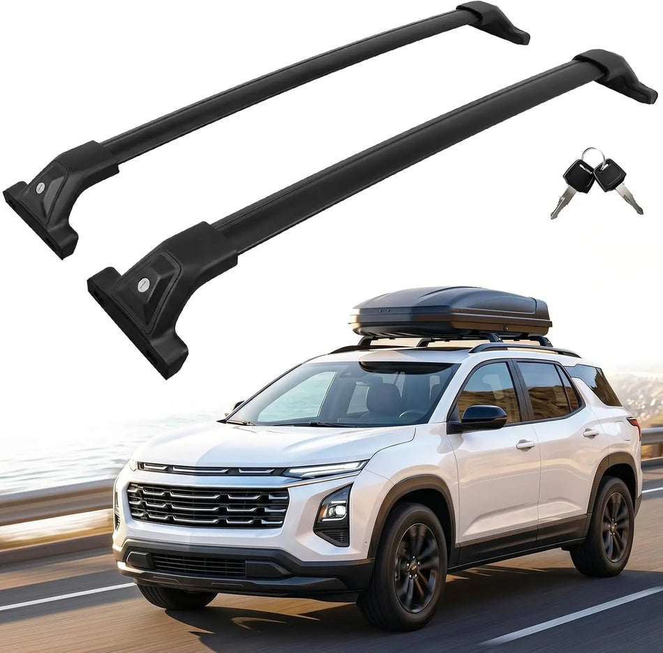 SNAILFLY 330 lbs Roof Rack Cross Bars Fit for 2025-2026 Chevy Equinox wiht Factory Raised Rails