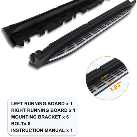 SNAILFLY 600 lbs OE-style Running Boards Side Steps fit for Mercedes-Benz GLE Coupe
