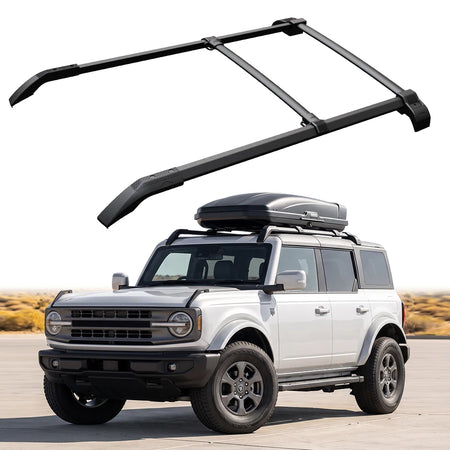 SNAILFLY 350 lbs Roof Rack Cross Bars fit for Ford Bronco Hard Top
