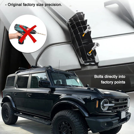 SNAILFLY 350 lbs Roof Rack Cross Bars fit for Ford Bronco Hard Top