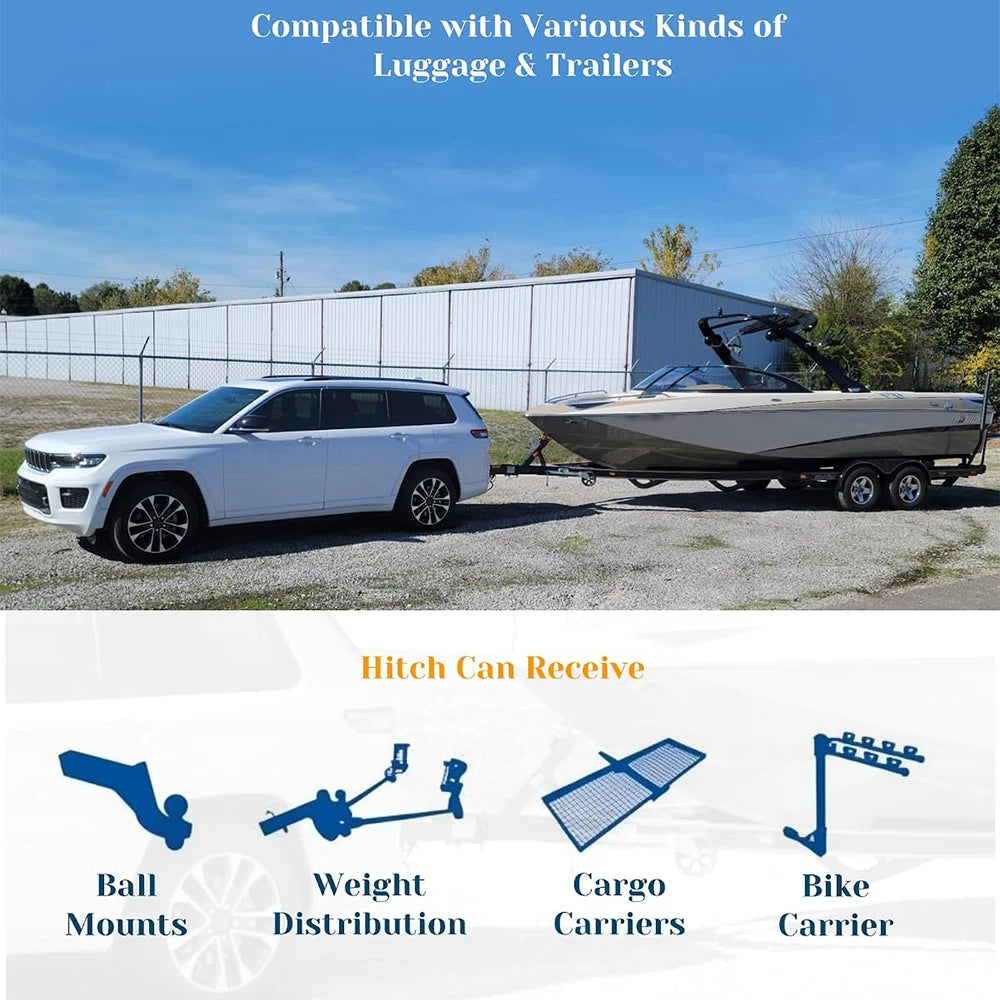 SNAILFLY 7500 lbs Trailer Hitches Receiver fit for Jeep Grand Cherokee L