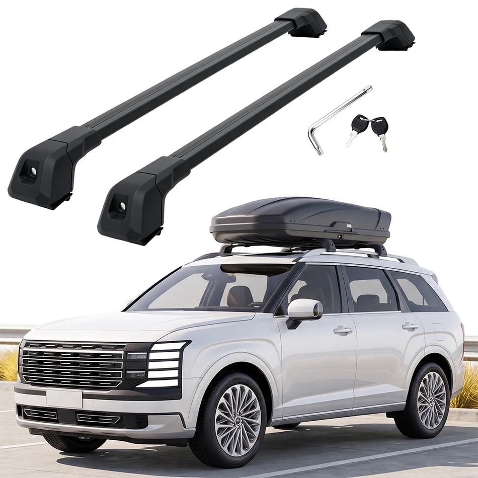 SNAILFLY 220 lbs T-Slot Roof Rack Cross Bars fit for Hyundai Palisade with Raised Side Rails