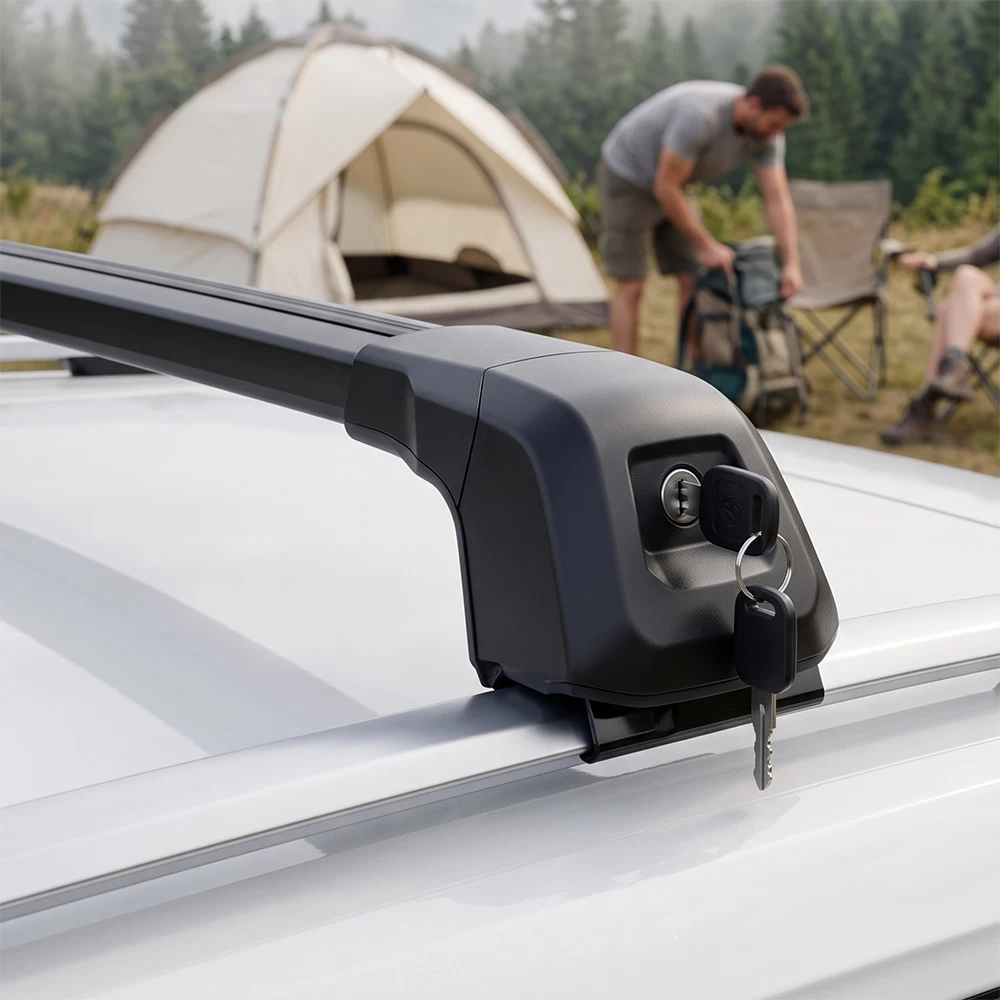 SNAILFLY 220 lbs T-Slot Roof Rack Cross Bars fit for Hyundai Palisade with Raised Side Rails