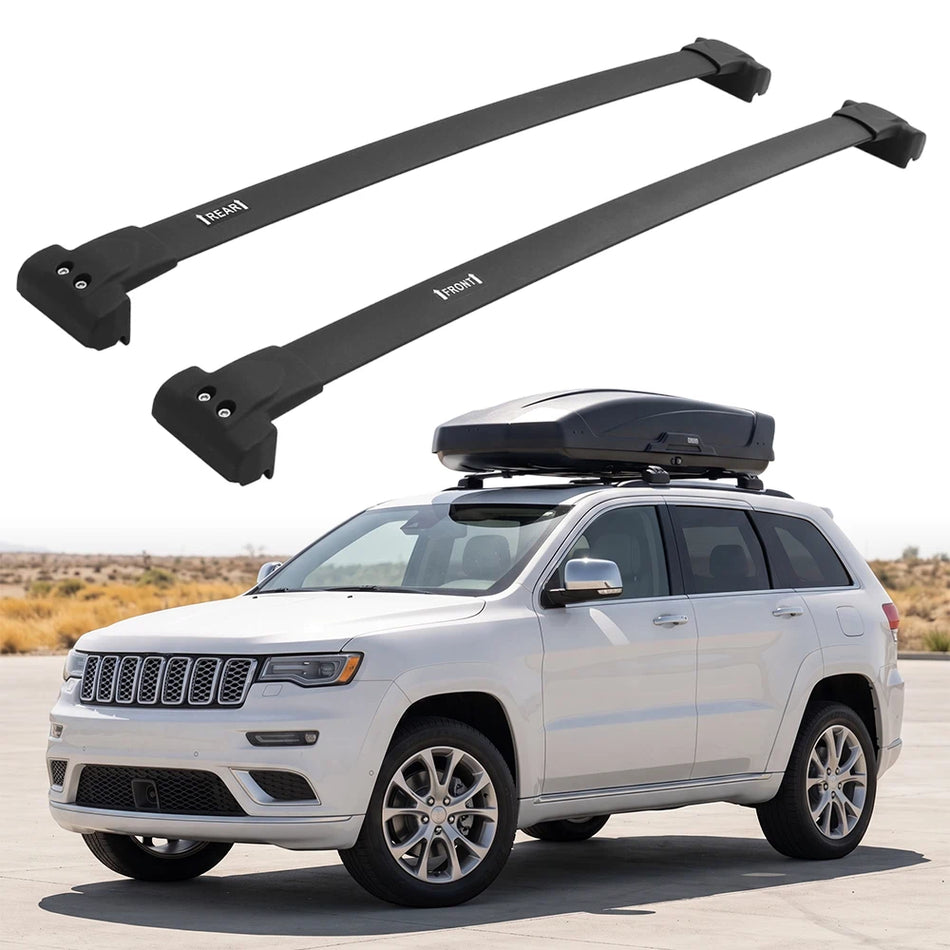 SNAILFLY Roof Rack Crossbars fit for Jeep Grand Cherokee WK2 with Factory Grooved Side Rails -1 