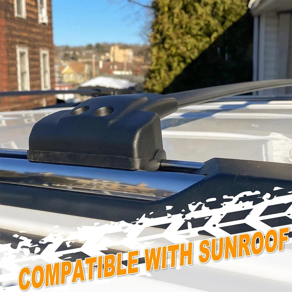SNAILFLY Roof Rack Crossbars fit for Jeep Grand Cherokee WK2 with Factory Grooved Side Rails - 6
