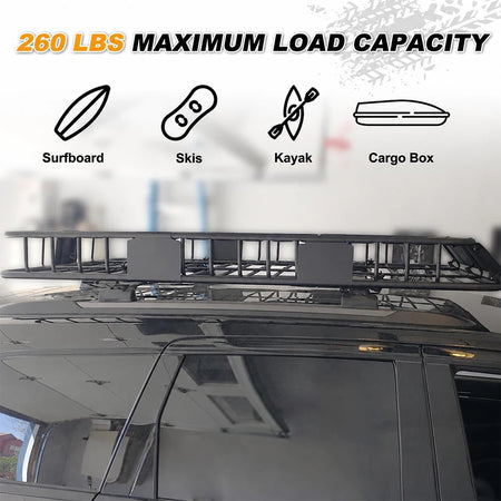 SNAILFLY Roof Rack Crossbars fit for Jeep Grand Cherokee WK2 with Factory Grooved Side Rails - 7