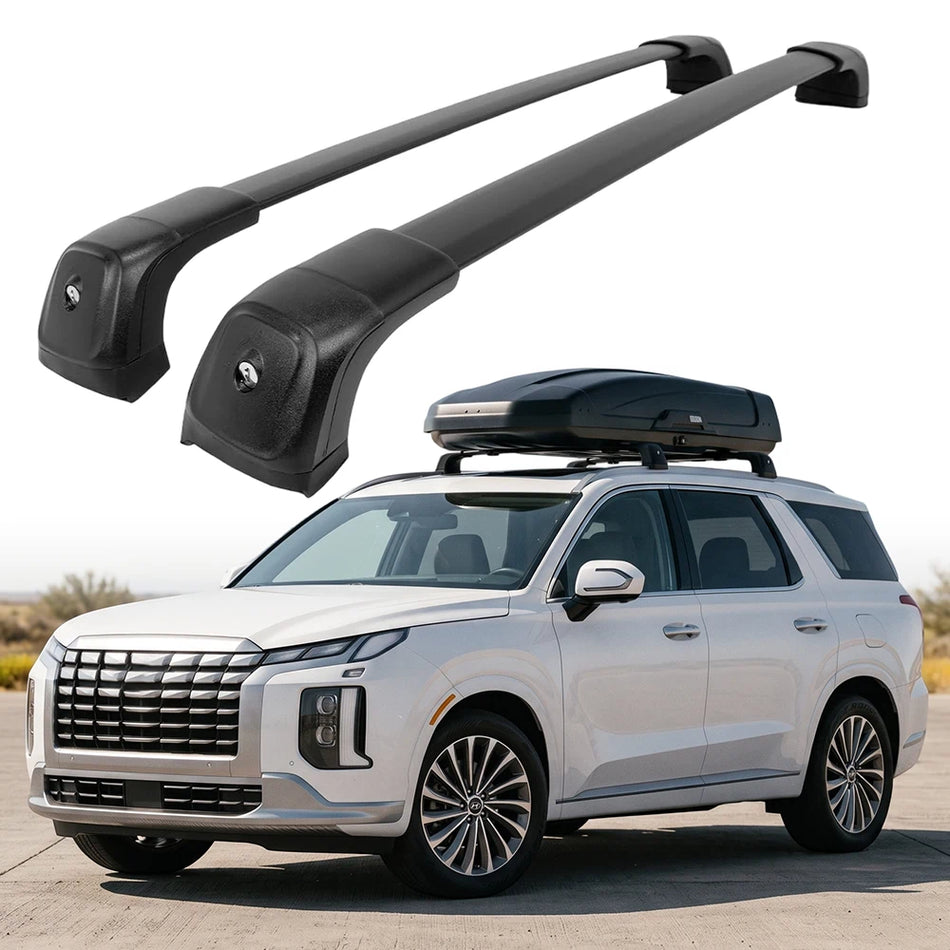 SNAILFLY 330 lbs Lockable Roof Rack Crossbars fit for 2019-2025 Hyundai Palisade with Flush Side Rails