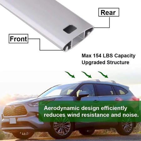 SNAILFLY Roof Rack Crossbars fit for 2020-2026 Toyota Highlander XLE XSE Limited Platinum with Flush Side Rails -5