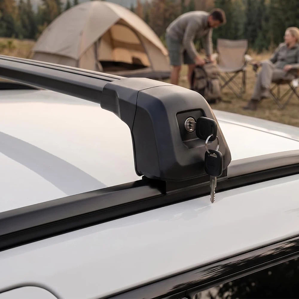 SNAILFLY 220 lbs T-Slot Roof Rack Cross Bars fit for Toyota RAV4 with Flush Side Rails