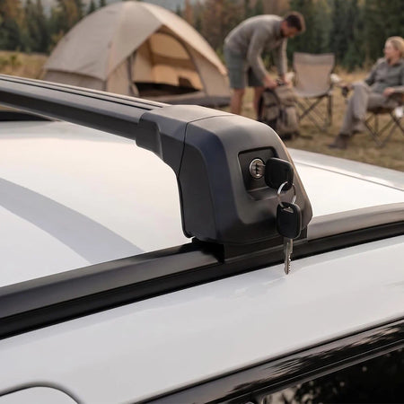 SNAILFLY 220 lbs T-Slot Roof Rack Cross Bars fit for Toyota RAV4 with Flush Side Rails