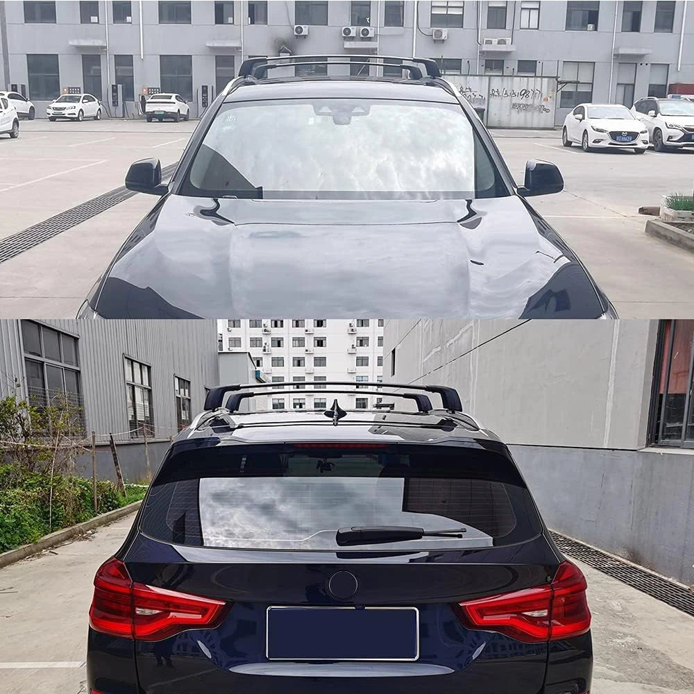 SNAILFLY 165 lbs Roof Rack Cross Bars fit for 2018-2024 BMW X3 G01 with Flush Side Rails