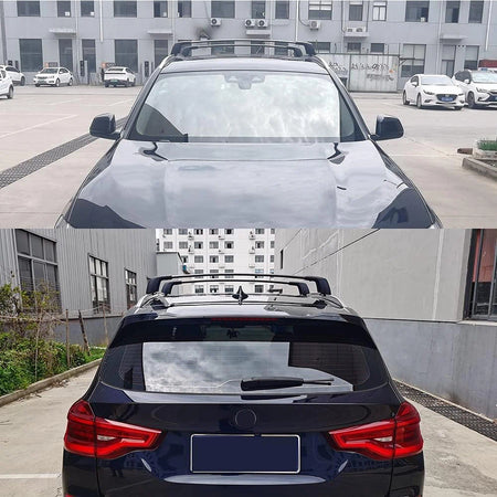 SNAILFLY 165 lbs Roof Rack Cross Bars fit for 2018-2024 BMW X3 G01 with Flush Side Rails