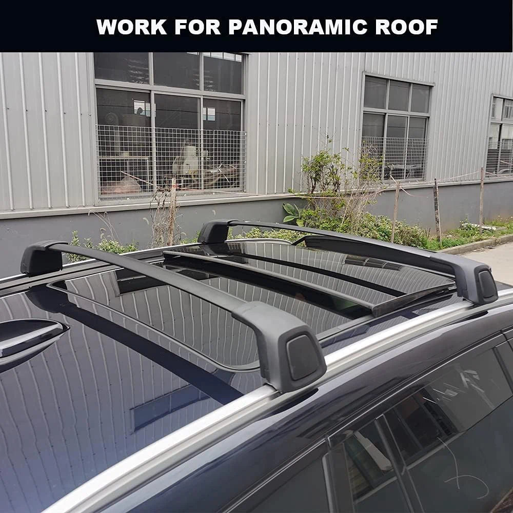SNAILFLY 165 lbs Roof Rack Cross Bars fit for 2018-2024 BMW X3 G01 with Flush Side Rails