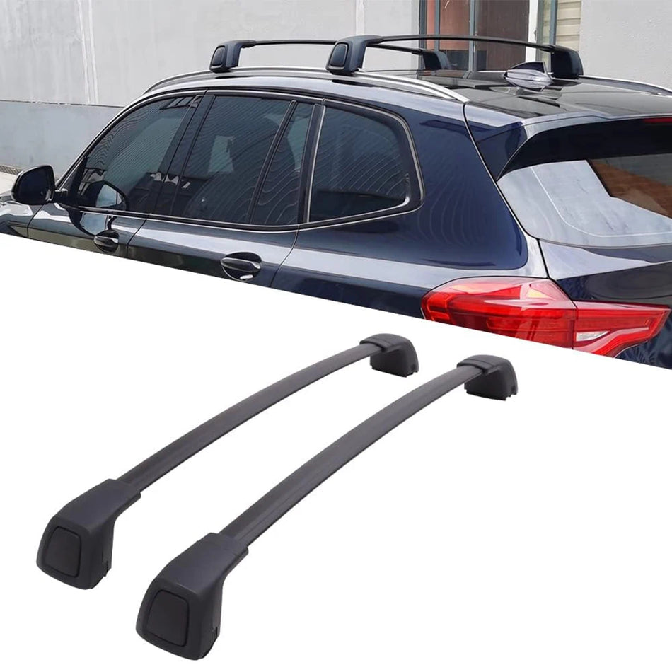 SNAILFLY 165 lbs Roof Rack Cross Bars fit for 2018-2024 BMW X3 G01 with Flush Side Rails