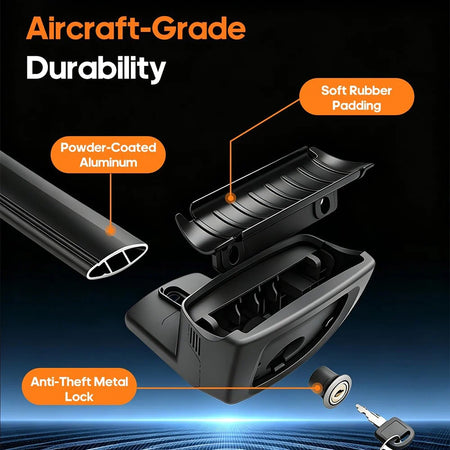 SNAILFLY 165 lbs Roof Rack Cross Bars fit for Hyundai Santa Cruz with Flush Side Rails