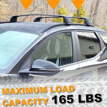 SNAILFLY 165 lbs Roof Rack Cross Bars fit for Hyundai Santa Cruz with Flush Side Rails
