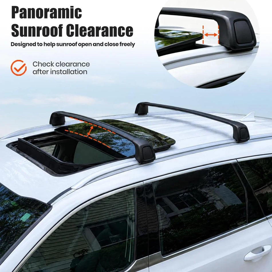 SNAILFLY 165 lbs Roof Rack Cross Bars fit for 2022-2026 Hyundai Tucson NX4 with Flush Side Rails