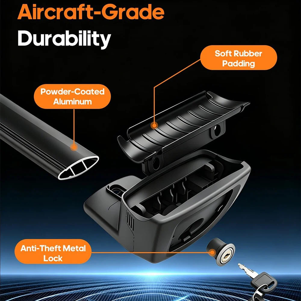 SNAILFLY 165 lbs Roof Rack Cross Bars fit for Kia Sorento ＆ Hybrid with Flush Side Rails