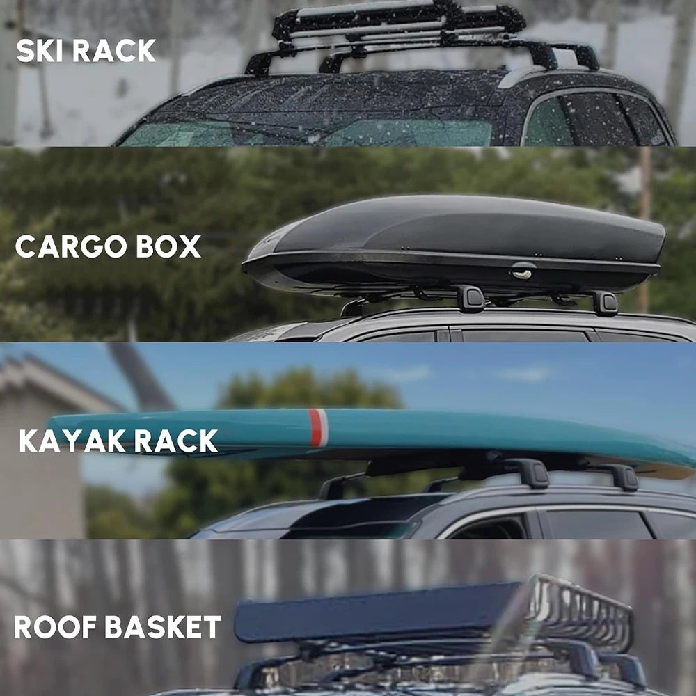 SNAILFLY 165 lbs Roof Rack Cross Bars fit for Mazda CX-50 with Flush Side Rails
