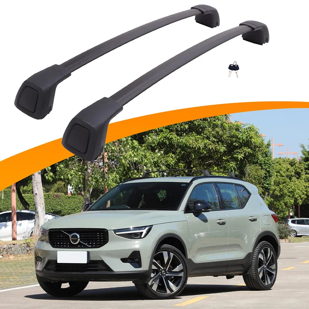 SNAILFLY 165 lbs Roof Rack Cross Bars fit forVolvo XC40 with Flush Side Rails