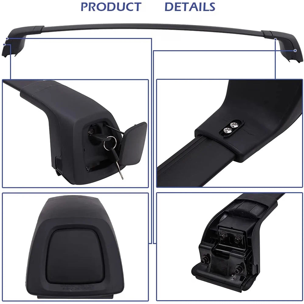 SNAILFLY 165 lbs Roof Rack Cross Bars fit forVolvo XC40 with Flush Side Rails