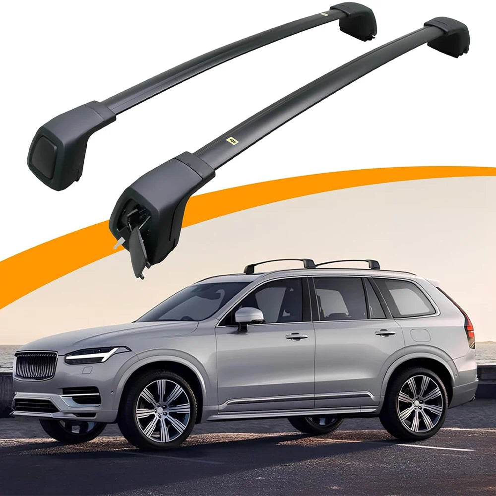 SNAILFLY 165 lbs Roof Rack Cross Bars fit for Volvo XC90 with Flush Side Rails
