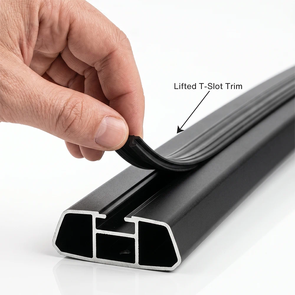 SNAILFLY 220 lbs T-Slot Roof Rack Cross Bars fit for 2018+ Volkswagen Tiguan & 2022+ Taos with Flush Side Rails