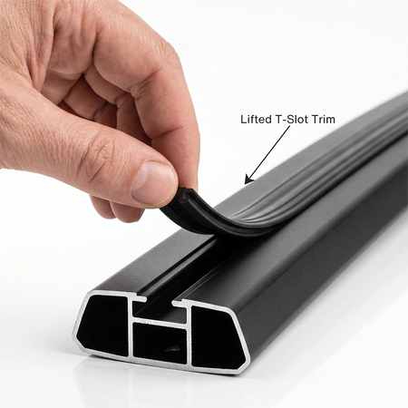 SNAILFLY 220 lbs T-Slot Roof Rack Cross Bars fit for 2018+ Volkswagen Tiguan & 2022+ Taos with Flush Side Rails