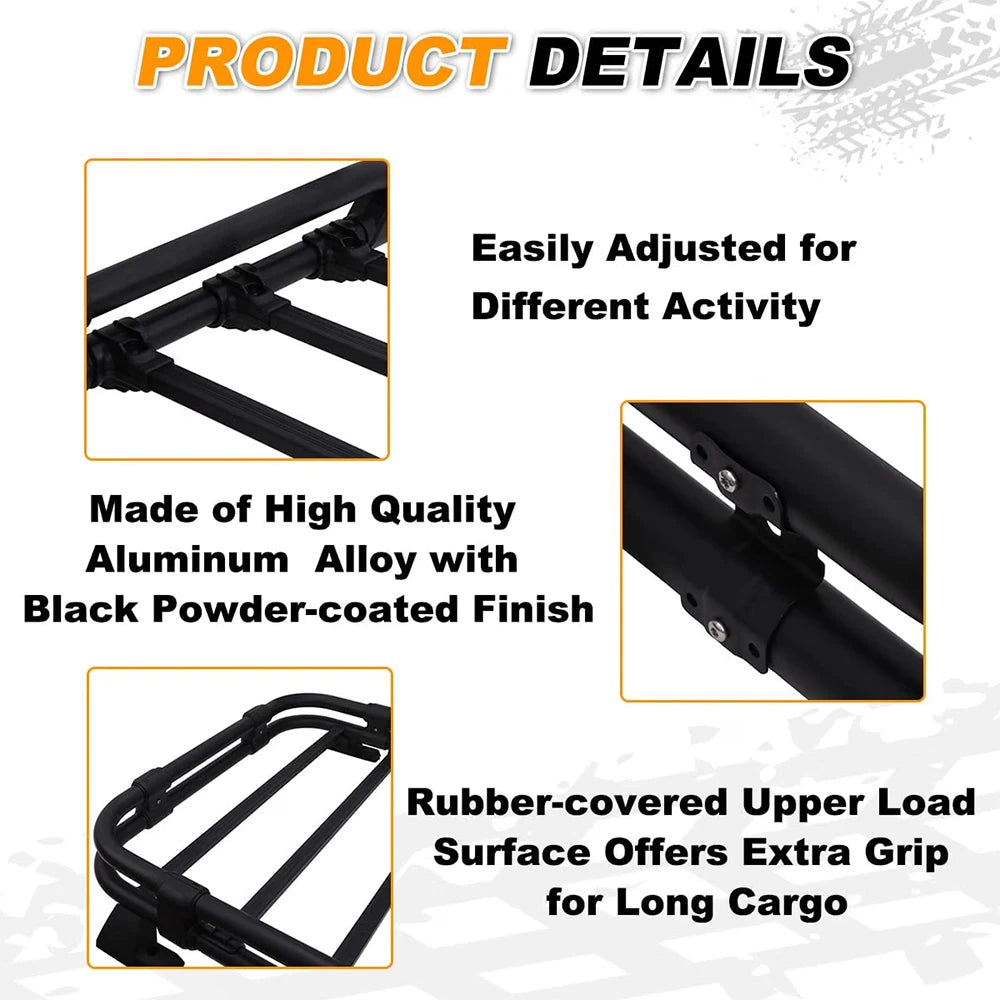SNAILFLY 250 lbs Roof Rack Basket Fit for Toyota 4Runner