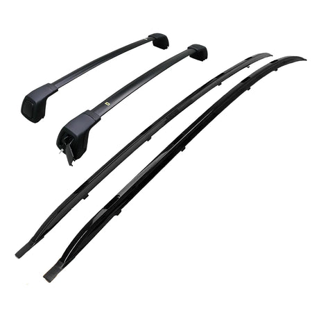 SNAILFLY 4PCS Roof Rack Cross Bars Side Rails fit for Honda Vezel HR-V without Side Rails