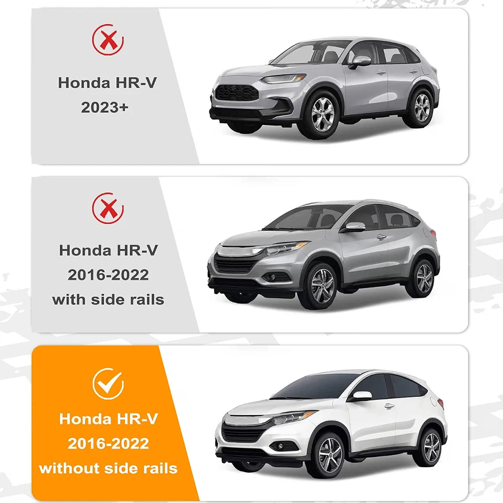 SNAILFLY 4PCS Roof Rack Cross Bars Side Rails fit for Honda Vezel HR-V without Side Rails - 2