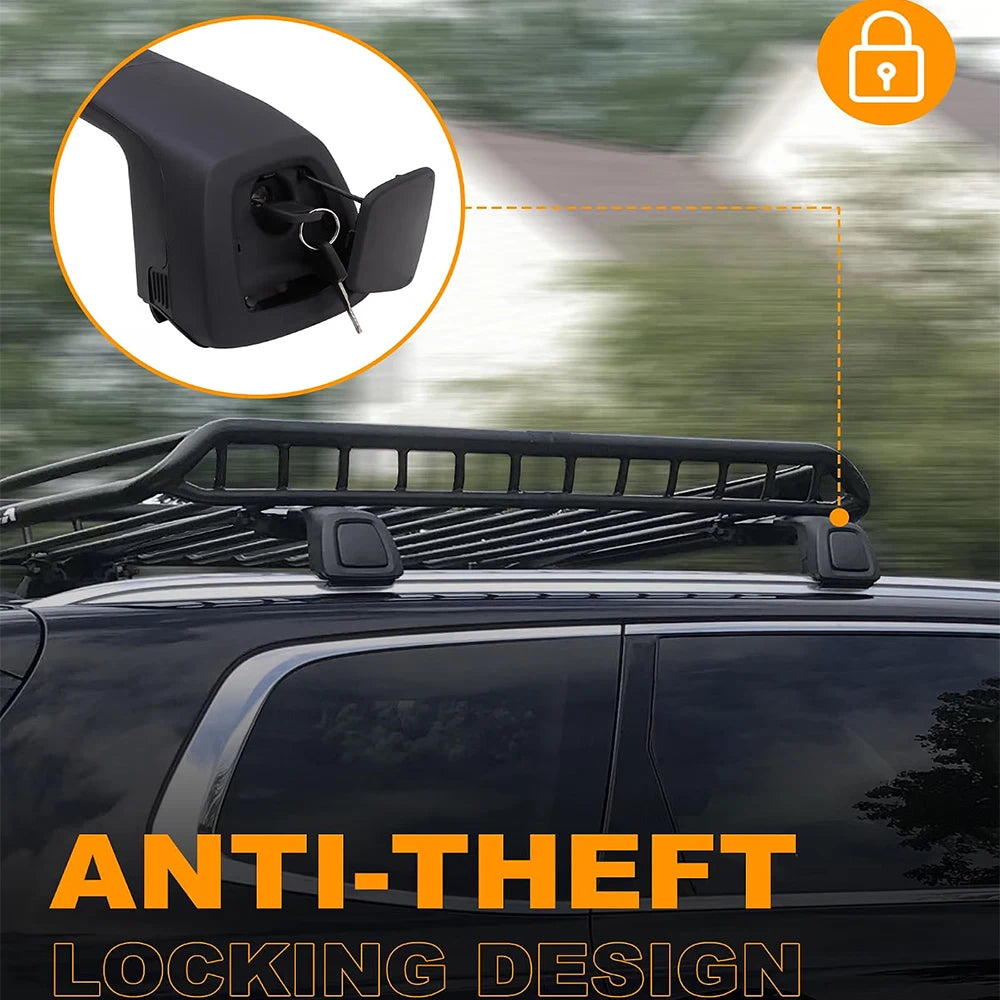 SNAILFLY 4PCS Roof Rack Cross Bars Side Rails fit for Honda Vezel HR-V without Side Rails - 5