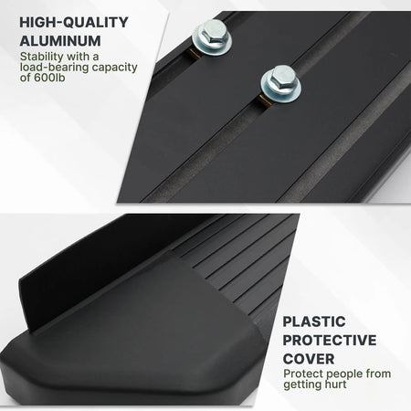 SNAILFLY 600 lbs No-Drill Running Boards Side Steps fit for Honda Pilot