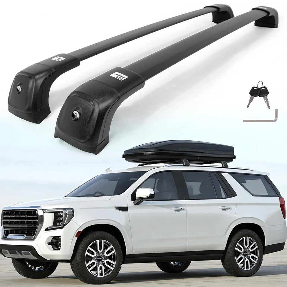 SNAILFLY 350 lbs Roof Rack Cross Bars fit for 2021-2026 Chevy Tahoe Suburban GMC Yukon Cadillac Escalade with Flush Side Rails