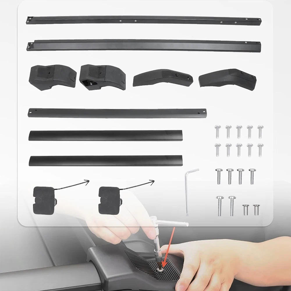 SNAILFLY Roof Rack Cross Bars fit for Ford Bronco 2 & 4-Door Hard Top