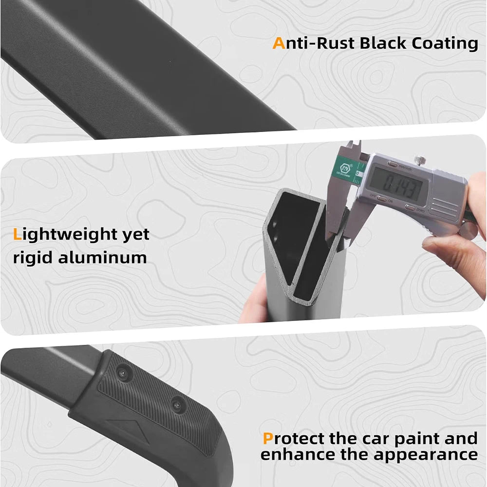 SNAILFLY Roof Rack Cross Bars fit for Ford Bronco 2 & 4-Door Hard Top