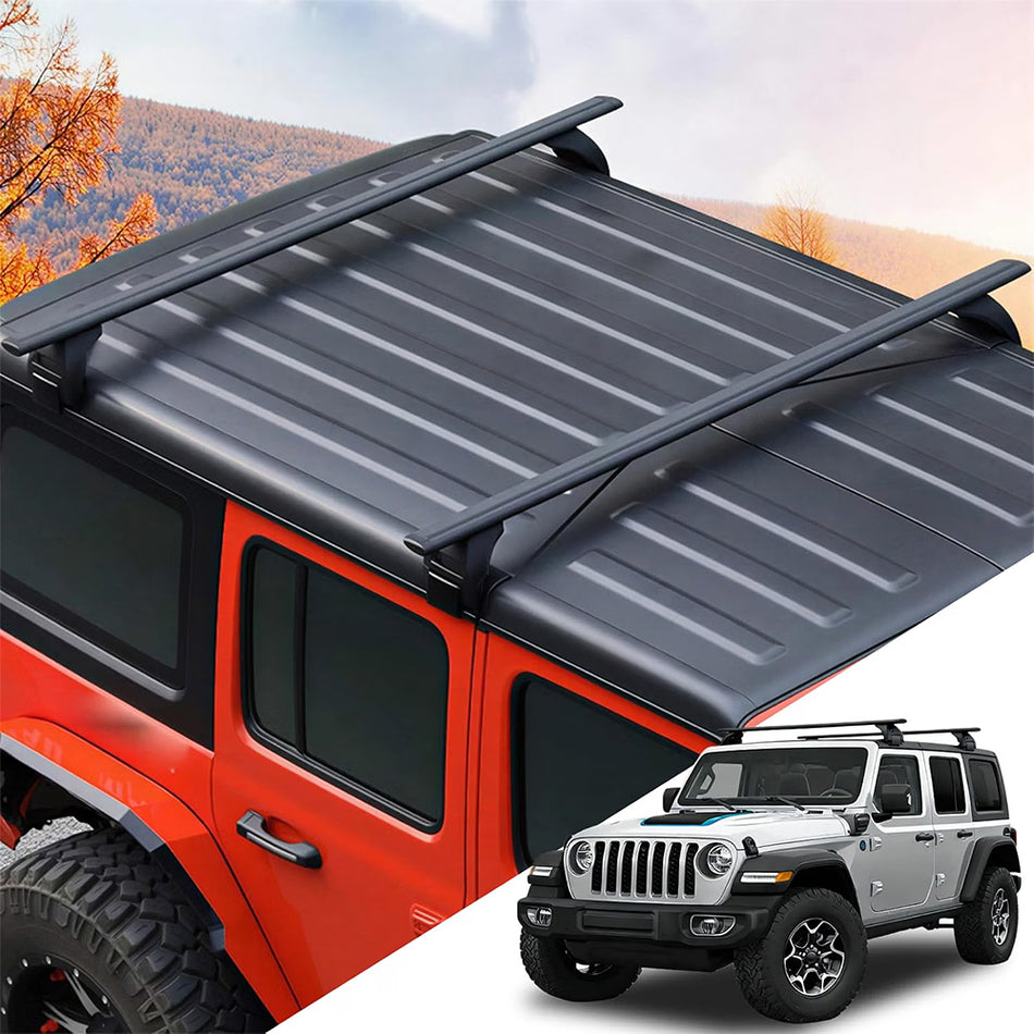 SNAILFLY 330 lbs Roof Rack Cross Bars fit for 2007-2026 Jeep Wrangler JK/JL/Gladiator Hard Top