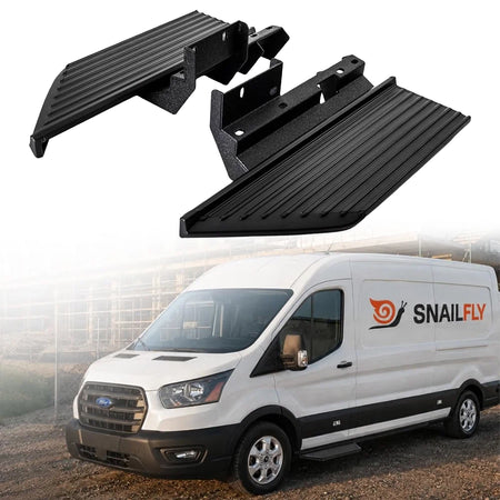 SNAILFLY Running Boards Side Steps Fit for 2018-2023 Ford Transit 150 250 350
