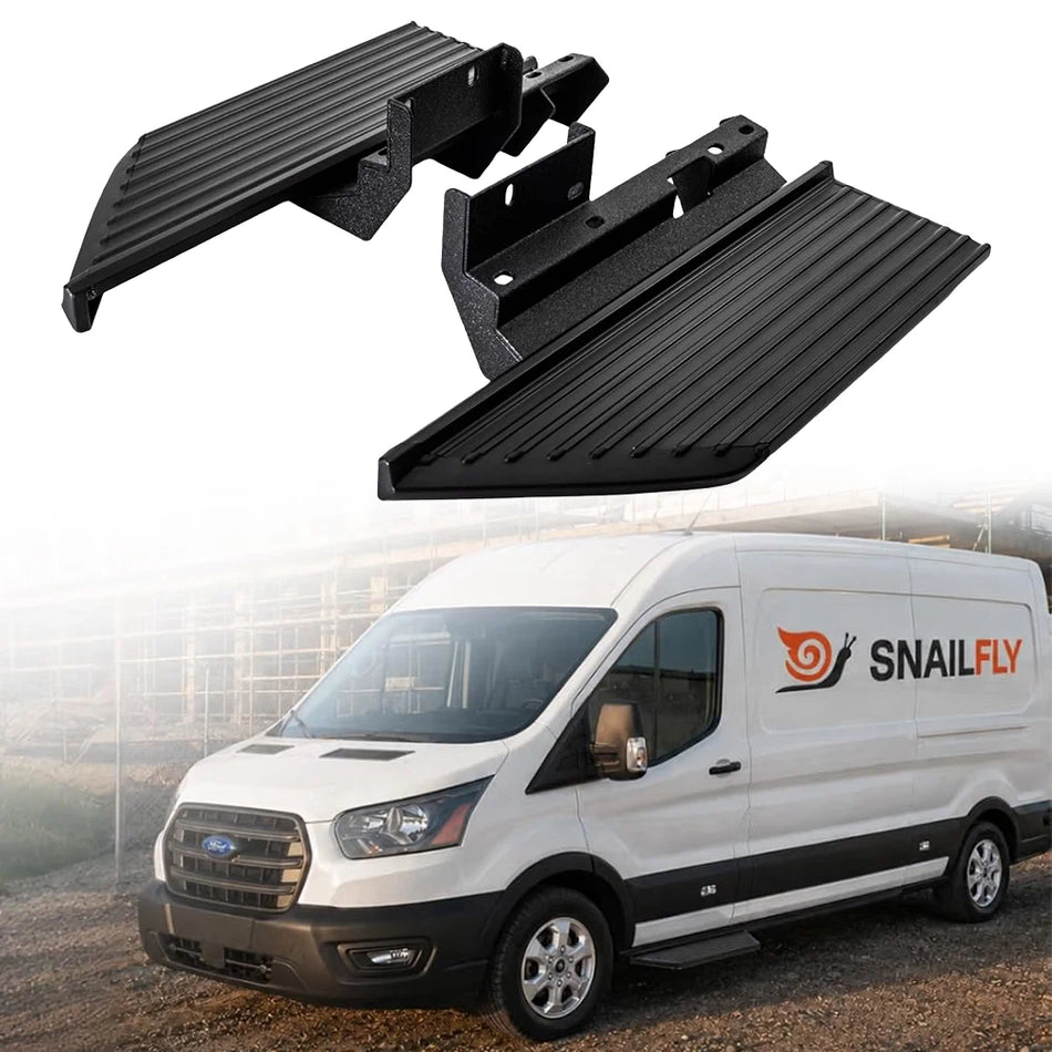 SNAILFLY Running Boards Side Steps Fit for 2018-2023 Ford Transit 150 250 350