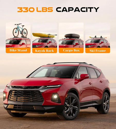 SNAILFLY 330 lbs Roof Rack Cross Bars Fit for Chevrolet Blazer with Flush Side Rails