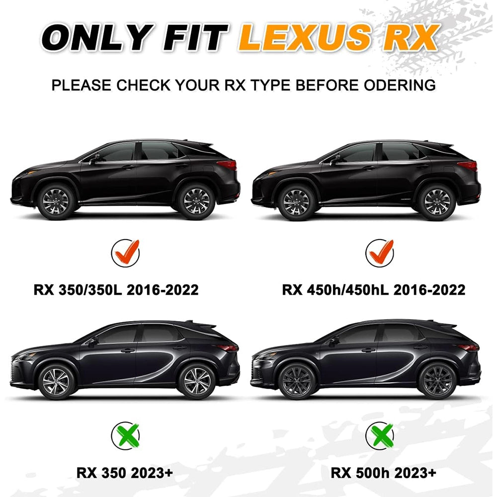 SNAILFLY 300 lbs Running Boards Side Steps fit for 2016-2022 Lexus RX