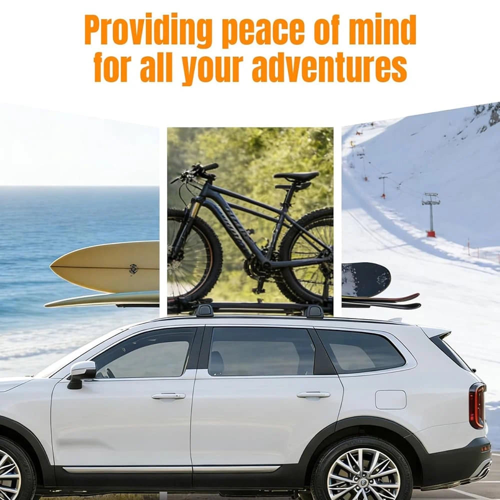 Snailfly 165 LBS Aluminum Roof Rack Cross Bars for 2019 Kia Telluride -3
