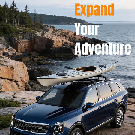 Snailfly 165 LBS Aluminum Roof Rack Cross Bars for 2019 Kia Telluride -4 