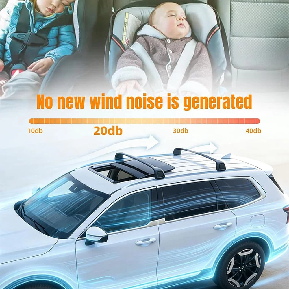 Snailfly 165 LBS Aluminum Roof Rack Cross Bars for 2019 Kia Telluride 